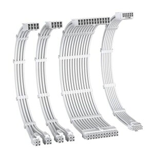 EZDIY-FABPCIe5.012VHPWR�d����pPSU�P�[�u�������X���[�u�P�[�u��16AWG�����\���R�APSU�����P�[�u��1*24�s��ATX/2*8�s��(4+4)EPS/16�s��(12+4)GPU/PCIE