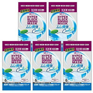 �G���G�[��(���{���s�D�z)�n�C�p�[�u���b�N�}�X�N�����u���N�[���b�V�������߃T�C�Y30��(6��x5�p�b�N)PM2.5�Ή�