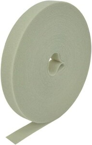 結束バンド面ファスナーケーブルバンド自由にカット強力耐熱再利用可能配線整理ケーブルまとめ収納用テープオフィス用家庭用部屋用荷物梱包屋外グレー幅15mm長さ5m