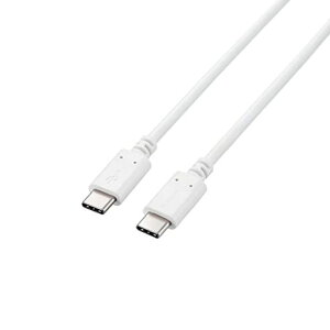 �G���R��USB-C&USB-C�P�[�u��100WUSBPD�Ή�2m�z���C�g�yiPhone16�V���[�Y�Ή����؍ρzMPA-CC5P20WH