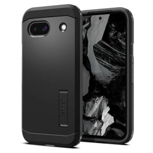 Spigen�y�n��18�N�̋Z�p�́zGooglePixel8a�P�[�X�ϏՌ��X�^���h�t���ČRMIL�K�i�擾�ϏՌ��O�w�\���X�}�z�X�^���h�J�����ی쏝�h�~�Ռ��z�����C�����X�[�d�^�t�E�A�[�}�[ACS07264(�u���b�N)