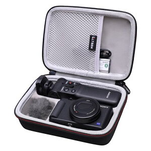 LTGEM��Sony ZV-1�J�����p�n�[�h�P�[�X Vlogger�A�N�Z�T���[�L�b�g�O�r�ƃ}�C�N�Ƀt�B�b�g - ���s�ی�L�����[�X�g���[�W�o�b�O
