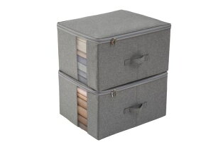 TIANZONG[{bNX[P[Xeʈߗގ[܂肽ݎtӂtzߑP[Xtt@Xi[(O[45xs35x25cm2_Zbg)