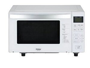 �n�C�A�[��(Haier) �d�q�����W 18L ��45.8cm �t���b�g�e�[�u�� ��l��炵 �P�@�\ �w���c�t���[ �c�J�� 13��ނ̃I�[�g���j���[ �z���C�g JM-FH18J(W)