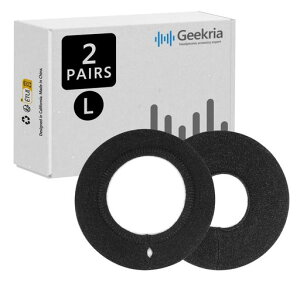 Geekria�J�o�[2�y�A�݊����C���[�p�b�h�J�o�[(SGS�F�؍�)�򉻖h�~�A�h�o�w�b�h�z�������p�X�g���b�`�j�b�g11-16CM�w�b�h�z���p�����(Large/�u���b�N�E�t�������[�O���[)