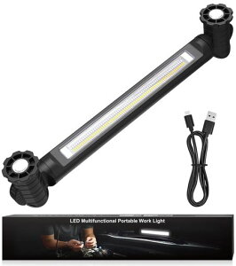 MEIKEELED作業灯ワークライトLEDライト充電式360°回転照明5000mAH大容量強力マグネット高輝度3000LMフック付き6つの点灯モードIP65防水夜間作業車の修理キャンプ用非常用