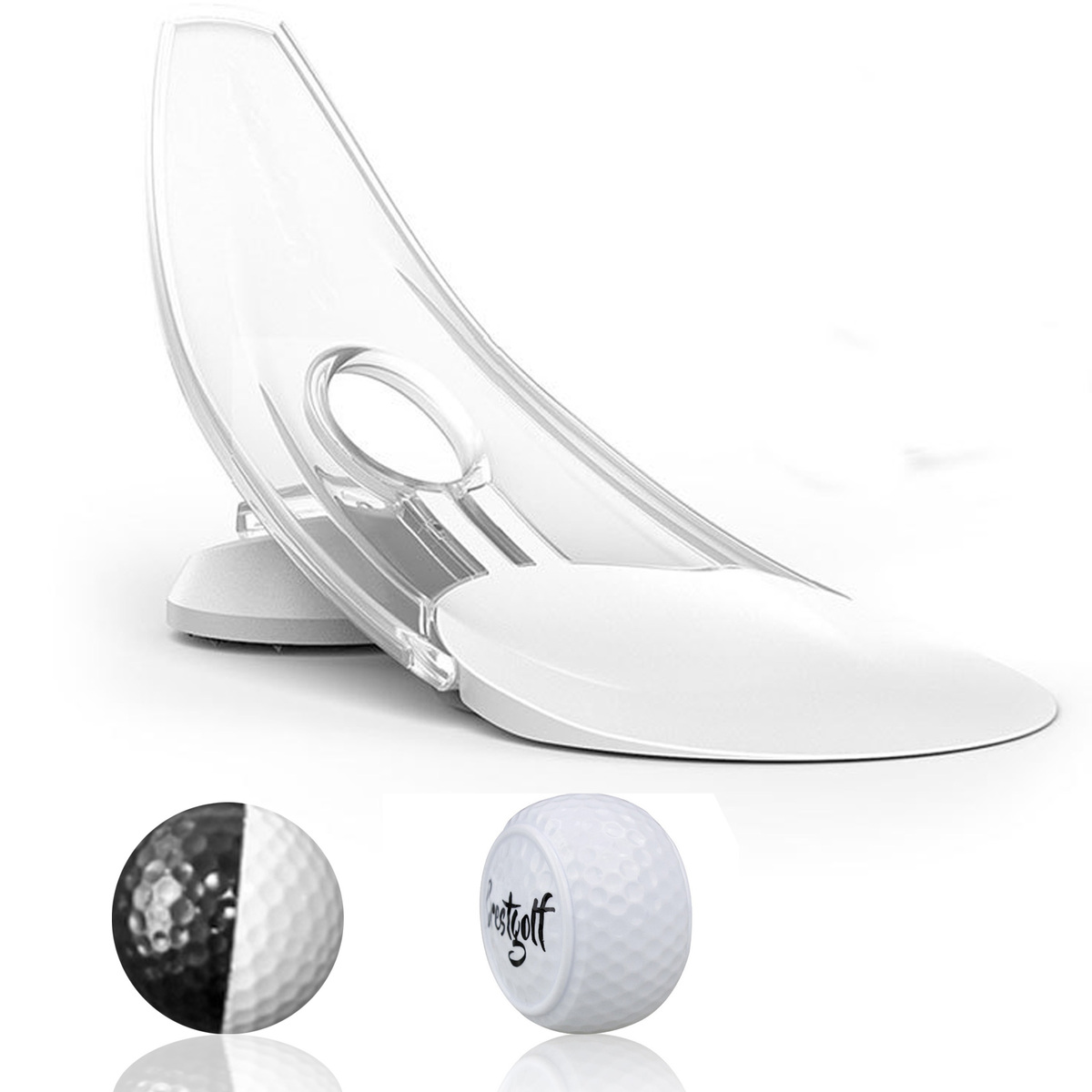  ゴルフ パター 練習 パッティング 練習用ボール 練習器具 室内 パターカップ (ボール2種)