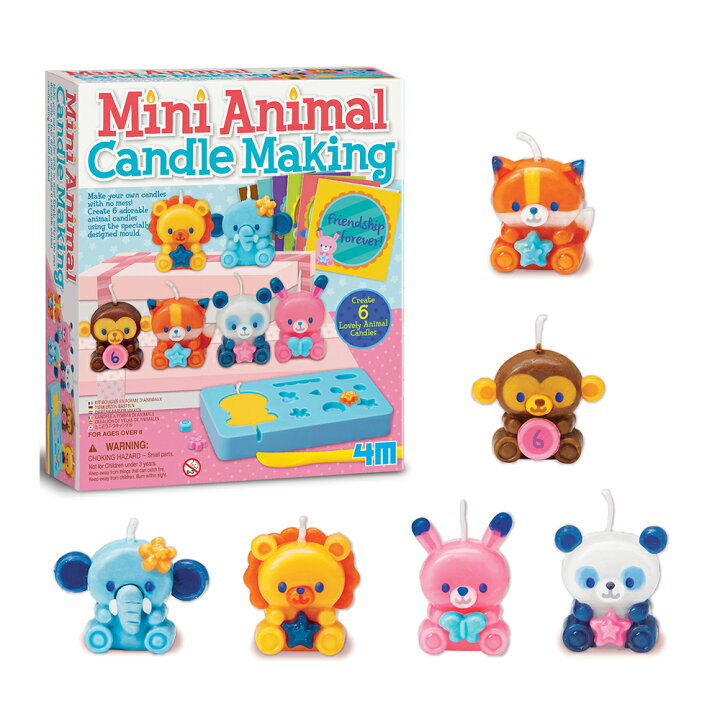 4M Mini Animal Candle Making Kit
