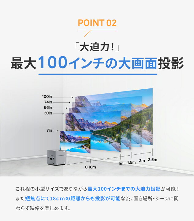 楽天市場】【アウトレット】モバイル プロジェクター PicoCube X 小型 