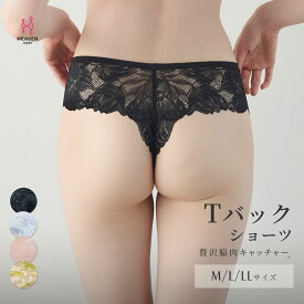 贅沢脇肉キャッチャー Tバックショーツ レディース ブラック M L LL | 下着 ショーツ パンツ レース レースショーツ tバック ティーバック ソング タンガ 総レース 黒 ひびきにくい 鼠径部 ランジェリー 締め付けない 響きにくい 通気性 バックレース おしゃれ 大人 セクシー
