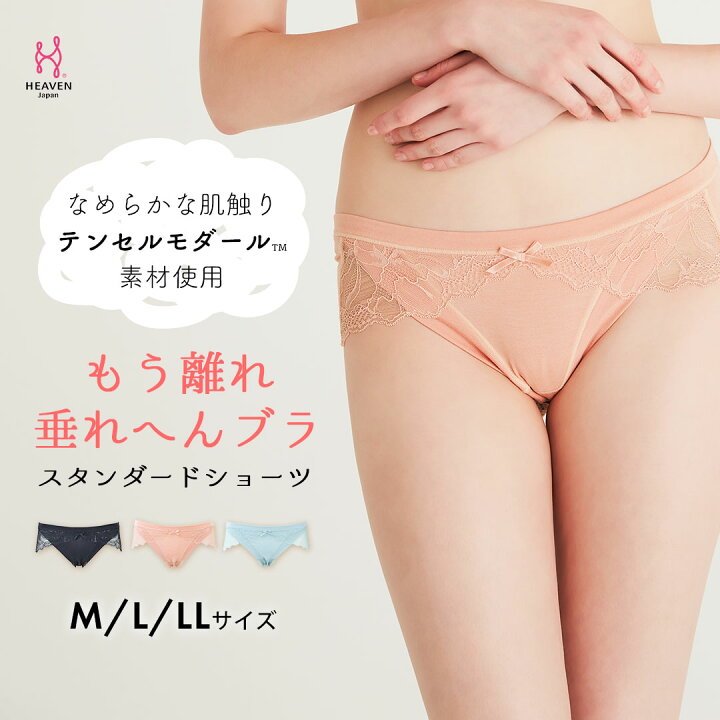 楽天市場 もう離れ垂れへん ノンワイヤーブラと お揃いショーツ スタンダードtype ショーツ レディース 大きいサイズ 下着 レース パンツ かわいい レディースショーツ 女性 ヒップハングショーツ パンティー パンティ ヒップハング スタンダード シンプル インナー