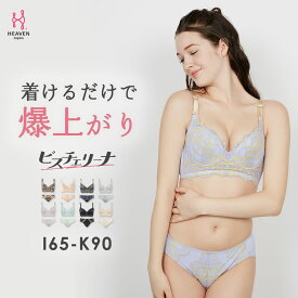 ＼MAX50%OFFクーポン配布中／【返品交換0円】ビスチェリーナ ブラジャー ショーツ | Kカップ 脇高 脇肉 育乳ブラ 補正下着 バストアップブラ 脇高ブラ 下着 ブラ 補正ブラ 育乳 ブラショーツ 盛りブラ パンティー パンツ 補正 大きいサイズ 補整 レース 婦人下着 美胸 はみ肉