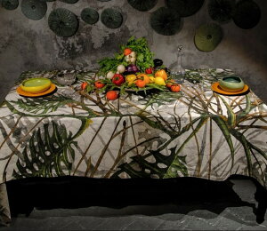 �C�^���A�Y �D�� �A���� �t�@�u���b�N �G�� �~�� �e�[�u���N���X MOSTERIA TOVAGLIA /���X�e���A �e�[�u���N���X 180cm×280cm