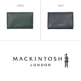 マッキントッシュ ロンドン MACKINTOSH LONDON コンフォート COMFORT 名刺入れ CARD CASE スムース ソフト シンプル ミニマル 社会人 ビジネス スーツ オフィス カード メンズ ユニセックス 上品 ケース 革 小物 laj5060051 GREEN NAVY 緑 紺 グリーン ネイビー