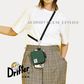 ドリフター アクティビティ パース DFV1360 01 36 77 小銭 鍵 紙幣 札 カード パス ケース 財布 ポーチ トラベル コンパクト ナイロン ユニセックス ブラック 黒 フォレスト グリーン 緑 レオパード 豹 Drifter ACTIVITY PURSE IC Suica PASMO BLACK FOREST GREEN LEOPARD