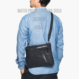 アッソブ AS2OV アンバイ UNBY ウォータープルーフ コーデュラ WATER PROOF CORDURA 305D サコッシュ ショルダー SACOCHE バッグ BAG SHOULDER 斜め たすき 掛け クロスボディ メンズ レディース ユニセックス luy0141603 BLACK KHAKI 黒 茶 ブラック カーキ ベージュ