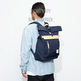 アッソブ AS2OV アンバイ UNBY ハイデンシティ HIGHDENSITY ロール バックパック デイパック ROLL DAY BACK PACK リュックサック 通勤 通学 A4 PC カジュアル ナイロン ポリエステル レザー メンズ レディース ユニセックス luy0152311 BLACK NAVY 黒 紺 ブラック ネイビー