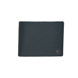 ポーター カレント ウォレット 052-02203 PORTER CURRENT 吉田鞄 二つ折り 財布 HALF FOLD WALLET シンプル スリム スマート ベーシック 小銭入れ付き 牛革 ステア レザー LEATHER ジャカード 鞣し MADE IN JAPAN 日本製 lyd05202203-0060 NAVY ネイビー 紺