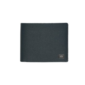 ポーター カレント ウォレット 052-02204 PORTER CURRENT 吉田鞄 二つ折り 財布 HALF FOLD WALLET シンプル スリム スマート ベーシック ボックス 小銭入れ付き 牛革 ステア レザー LEATHER ジャカード 鞣し MADE IN JAPAN 日本製 lyd05202204-0060 NAVY ネイビー 紺