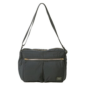 ポーター ドラフト ショルダーバッグ(S) 656-06174 クロスボディー 吉田カバン 鞄 PORTER DRAFT SHOULDER BAG 小型 ナイロン 和紙 ポリエステル綿 ボンディング加工 A5 コンパクト メンズ レディース ユニセックス MADE IN JAPAN 日本製 lyd65606174-0010 BLACK ブラック 黒