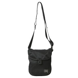 ポーター フレーム ショルダー バッグ 690-17850 PORTER FRAME 吉田鞄 SHOULDER BAG クロスボディ シンプル ツイル ナイロン 製品洗い ミリタリー ライトウエイト メンズ レディース ユニセックス ミニ フラップ MADE IN JAPAN 日本製 lyd69017850-0010 BLACK ブラック 黒