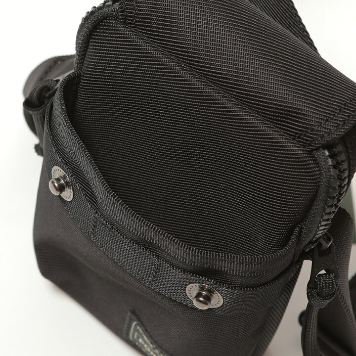 美品】 ポーター ユニット ショルダーバッグ ミニバッグ 黒 CORDURA 