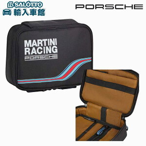 【 ポルシェ 純正 即日出荷 】 多目的 ケース 15×20×6cm マルティーニ レーシング ブラック ポーチインナー バッグ 旅行 収納 小物入れ Martini Porsche ポルシェ オリジナル アクセサリー