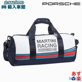 【 ポルシェ 純正 】スポーツ バッグ マルティーニ レーシング 約54×24×24cm ストライプ ホワイト ブルー レッド ショルダー ストラップ ボストン ジム トレーニング バック 防水 ジッパー 911 SC サファリ 1978 鞄 旅行 マルティニ Porsche オリジナル アクセサリー