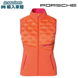 【 ポルシェ 純正 】レディース ベスト スポーツ コレクション コーラル 軽量 ソフトシェル ポリエステル100% スポーツ ジム アウトドア ジャケット ゴルフ Porsche オリジナル アクセサリー