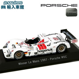 【 ポルシェ 純正 】 モデルカー WSC95 ポルシェ ル・マン ウィナー 1997年 ヨースト レーシング スケール 1：43 lemans ルマン デイトナ24時間Minichamps社又はSPARK社製 ミニカー トイカー Porsche Design