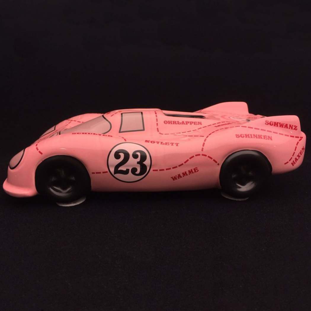 ポルシェ ピンクピッグ 陶磁器 Porsche PINK PIG 貯金箱 レア品 