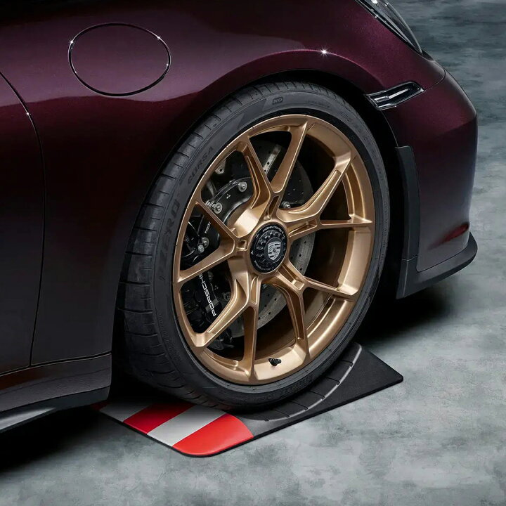 楽天市場】【 ポルシェ 純正 】タイヤ止め 駐車マット 2個入り 約5kg 