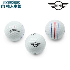【 BMW MINI 純正 】 キャロウェイ ゴルフボール 3個セット Callaway ゴルフ ボール 景品 コンペ ロゴ ホワイト ミニ オリジナル アクセサリー