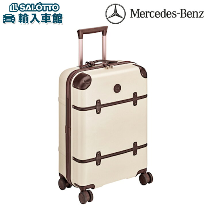 楽天市場 ベンツ 純正 レザー キャリーバッグ トロリー ブラウン サイズ約38cm cm 50cm 牛革 イタリアメーカー ブリックス エンブレム エンボス加工 マクロロン Bric S メルセデス ベンツ オリジナル アクセサリー イルサ楽天市場店