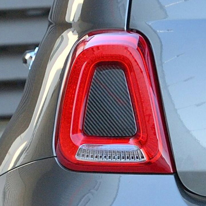楽天市場】【 FIAT 即日出荷 】カーボン テールレンズ ガーニッシュ 