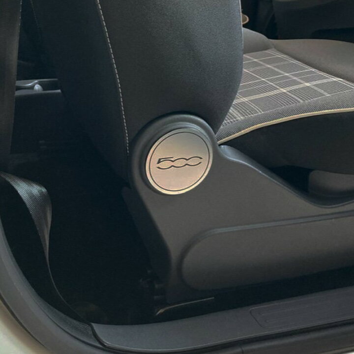 楽天市場】【 FIAT 純正 】500 シート サイド エンブレム オーナメント 