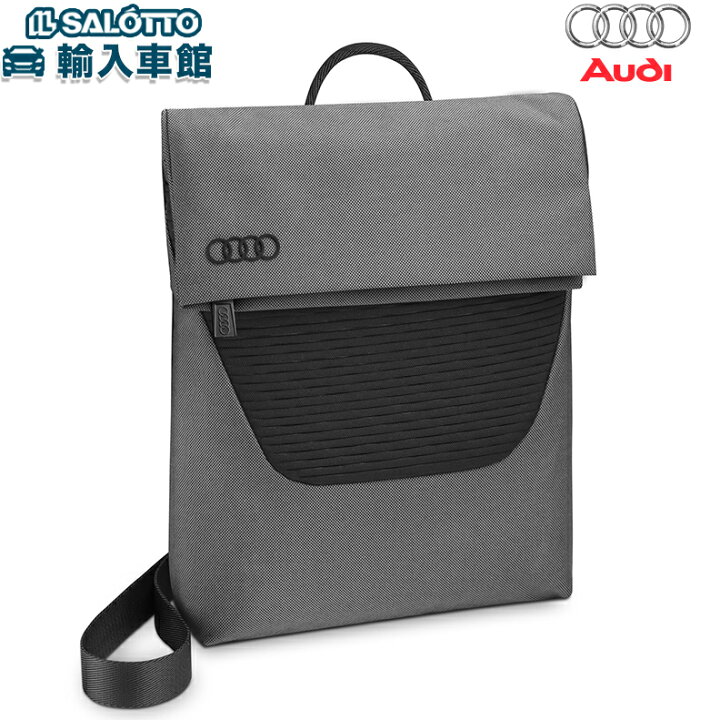 楽天市場】【 AUDI 純正 】 ショルダーバッグ グレー タブレット収納 