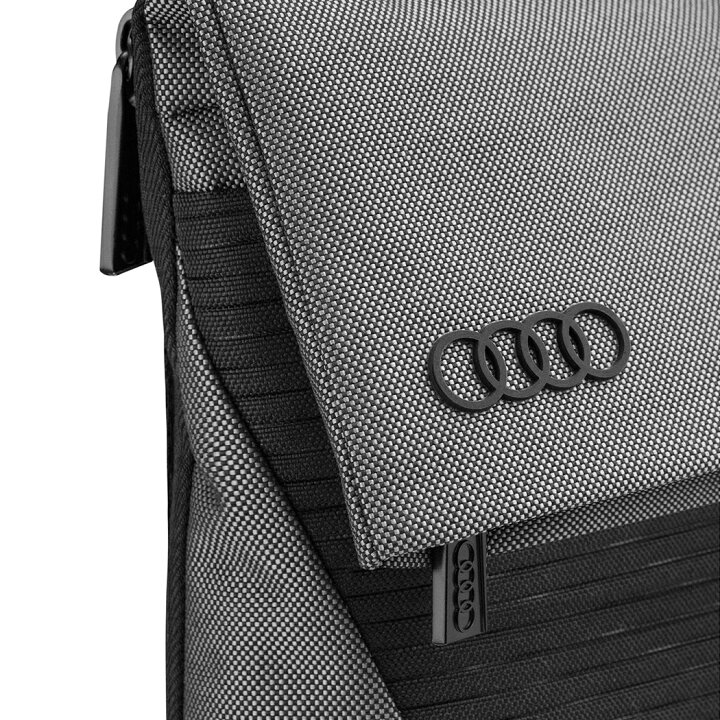 楽天市場】【 AUDI 純正 】 ショルダーバッグ グレー タブレット収納 