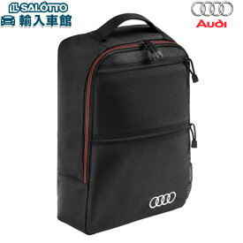 【 AUDI 純正 】ショルダー バッグ 約44×33×6cm ブラック レッド ボトルホルダー 付き 肩の形に合せてフィット 斜め掛け ワンショルダー クロスボディ バック メンズ レディース アウディ オリジナル アクセサリー