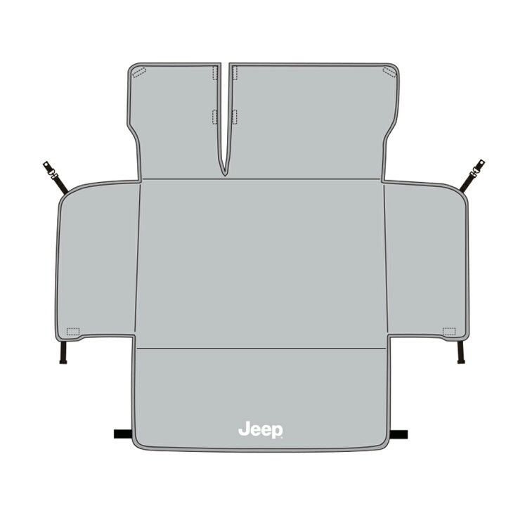 楽天市場】【 JEEP 純正 即日出荷 】ラゲッジ フルカバー JLラングラー 