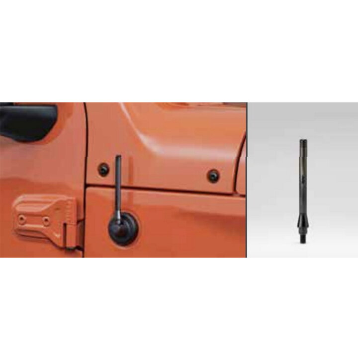 楽天市場】【 JEEP 純正 即日発送 】ショート アンテナ カーボン JL 