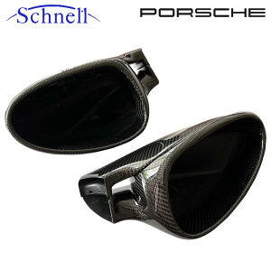 【schnell 即日出荷】ポルシェ 997/987 カーボンミラー マイナーチェンジ後 左右セット リアルカーボンシリーズ ※ Porsche 997/987 Carbon Mirror LR SET Real Carbon Serise シュネル 後期のみ