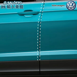 【 VW 純正 】ドアエッジ プロテクションフィルム 2ドア分1セット 透明タイプ ゴルフ7 ゴルフ8 ヴァリアント ゴルフ トゥーラン シャラン パサート B8 トゥアレグ T-Cross T-Roc 保護 フィルム フォ