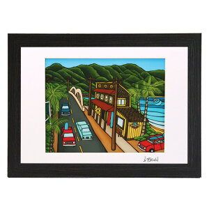 \クーポン3%OFF&P2倍/ ヘザーブラウン/HEATHER BROWN "ART PRINT W35.6×H28.0cm・SURF N SEA・アートプリント・サーフエヌシー"Mサイズ横・サイン入り・絵画 HB9361P/SURF N SEA【返品無料】