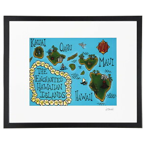 _N[|3%OFF&P7{^ wU[uE^HEATHER BROWN "ART PRINT W50.8×H40.6cmEHAWAII MAPEA[gvgEnC}bv"LTCYETCEG HB9037P^HAWAII MAP[ԕiOK]