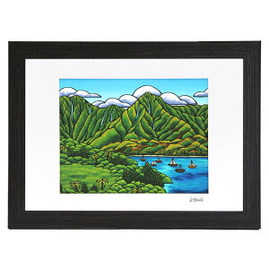 _|Cg10{^ wU[uE^HEATHER BROWN "ART PRINT W35.6×H28.0cmESAILBOATS AT HANALEIEA[gvgEZC{[gAbgniC"MTCYETCEG HB9446P[ԕiOK]