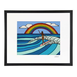 _|Cg10{^ wU[uE^HEATHER BROWN "ART PRINT W40.6×H50.8cmERAINBOW SURFEA[gvgEC{[T[t"LTCYETCEG HB9521P^RAINBOW SURF[ԕiOK]