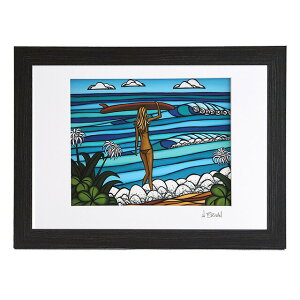 qP5{rwU[uE^HEATHER BROWN "ART PRINT W35.6×H28.0cmESURF STROLLEA[gvgET[tXg["MTCYETCEG HB9131P^SURF STROLLyԕiz