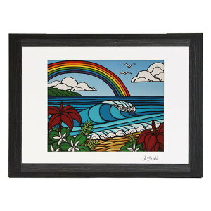 _|Cg10{^ wU[uE^HEATHER BROWN "ART PRINT W35.6×H28.0cmENORTH SHORE RAINBOWEA[gvgEm[XVAC{["MTCYETCEG HB9371P^NORTH SHORE RAINBOW