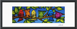 qP10{rwU[uE^HEATHER BROWN "ART PRINT W50.8×H*25.4cmERAINBOW BIRDSEA[gvgEC{[o[Y"`(20*10)ETCEG HB9495P^RAINBOW BIRDS[ԕiOK]